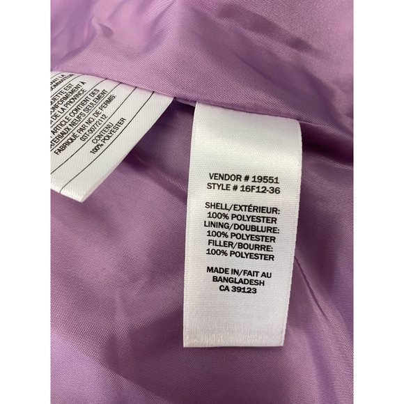 Northern Reflection Women's Snap Button Up Quilted Vest Size Small Mauve Sleeve - Picture 4 of 4